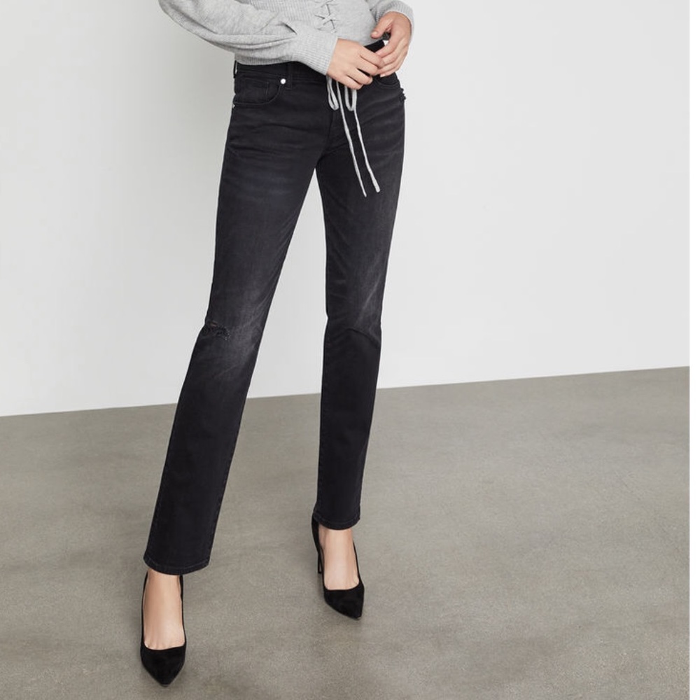 BCBGMAXAZRIA Women’s Distressed Boyfriend Jean